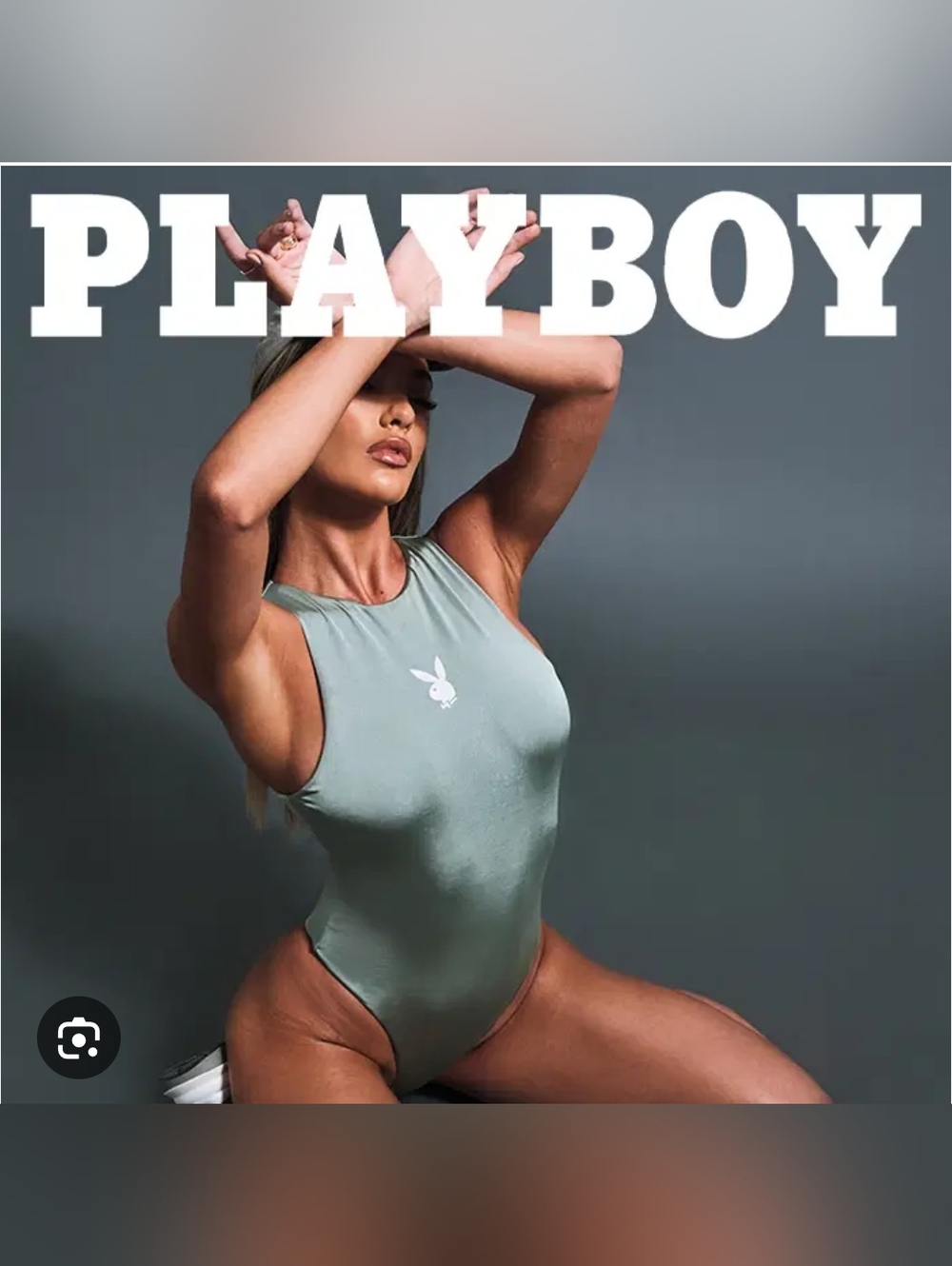 Playboy X Misguided Metallic Grey Bodysuit
